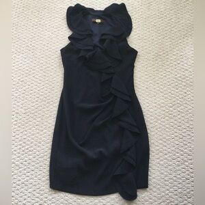 Ella Moss ruffle sheath dress in Navy NWOT